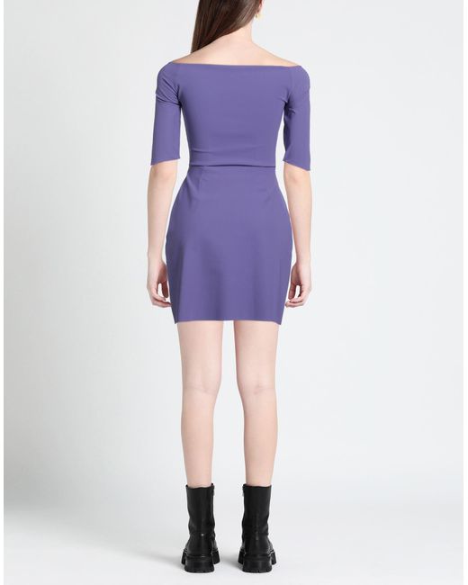La Petite Robe Di Chiara Boni Purple Mini-Kleid