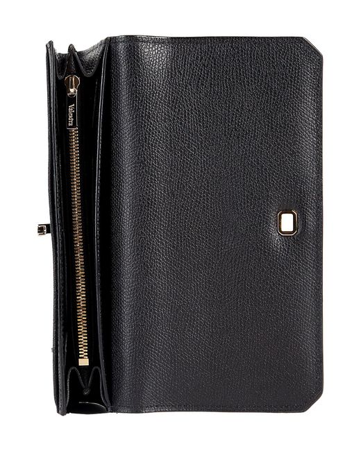Valextra Black Wallet