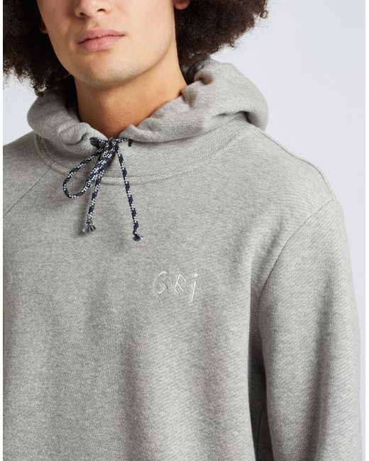 8 by COCO CAPITÁN Gray The Gei Hoodie Sweatshirt Cotton for men