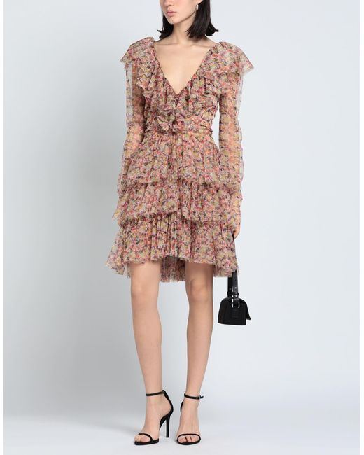 Philosophy Di Lorenzo Serafini Brown Mini Dress