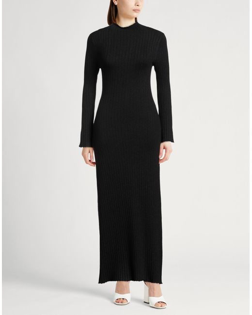 Majestic Filatures Black Maxi-Kleid
