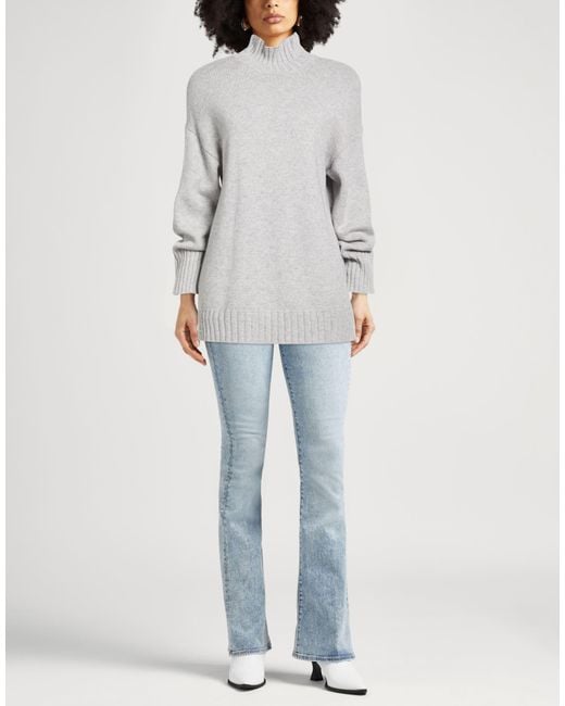 Alpha Studio Gray Turtlenecks