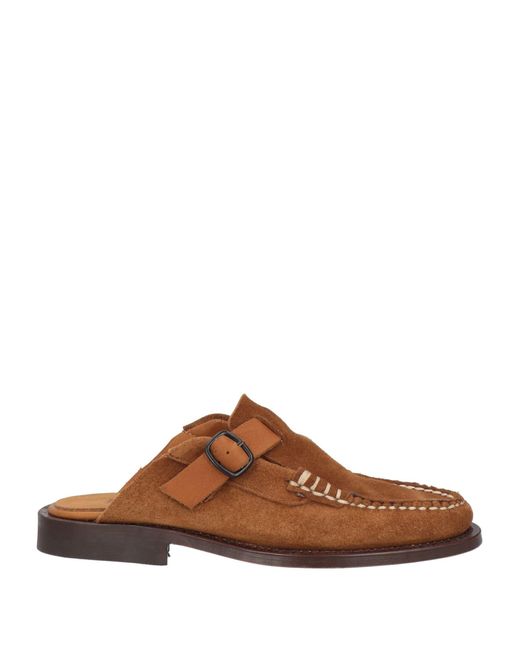 Hereu Brown Mules & Clogs