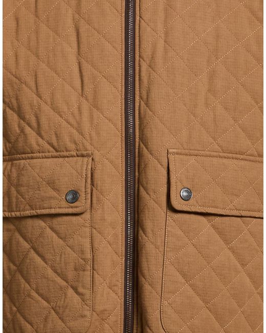 DSquared² Brown Camel Puffer Cotton for men