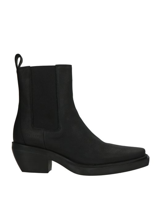 Copenhagen Shoes Black Ankle Boots Leather