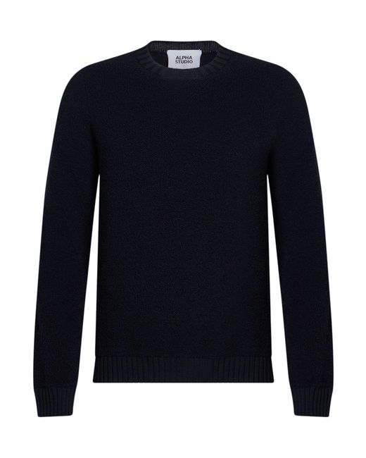 Alpha Studio Pullover in Blue für Herren