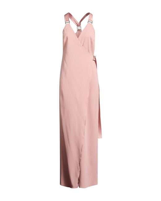 Carla G Pink Maxi Dress Acetate, Viscose, Elastane