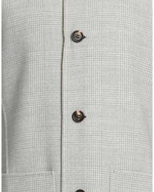 Eleventy Gray Coats for men