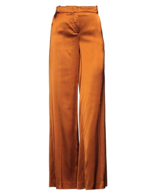 Kiltie Orange Rust Pants Viscose, Elastane