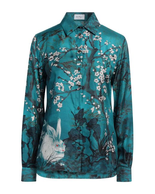 Camicia di Ferragamo in Green