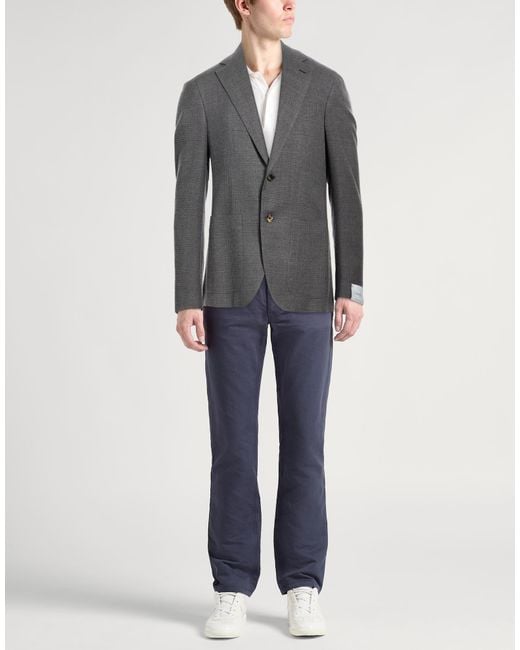 Caruso Gray Blazer for men