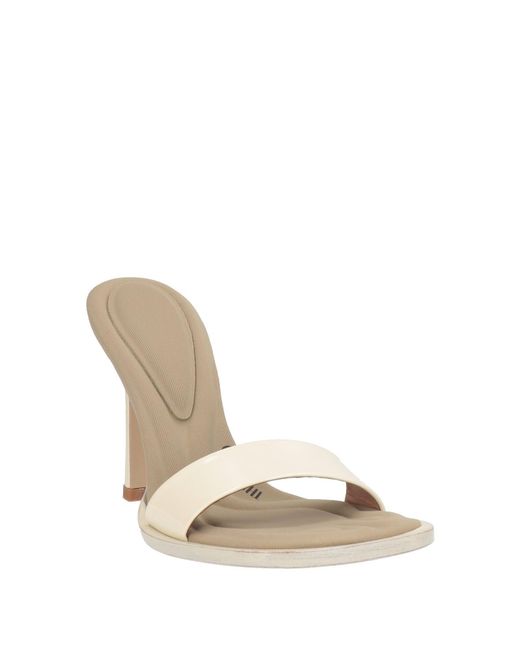 The Attico Natural Sandals