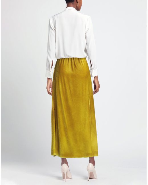 Avant Toi Yellow Maxi Skirt