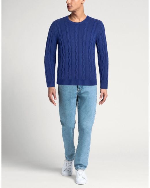 Pullover Jeordie's de hombre de color Blue