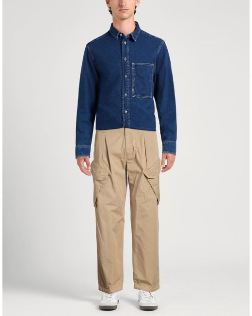 C P Company Natural Camel Pants Cotton for men