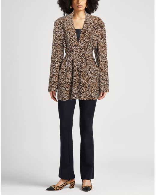 Norma Kamali Brown Blazer