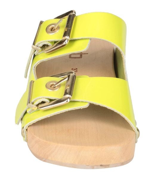 NCUB Yellow Mules & Clogs