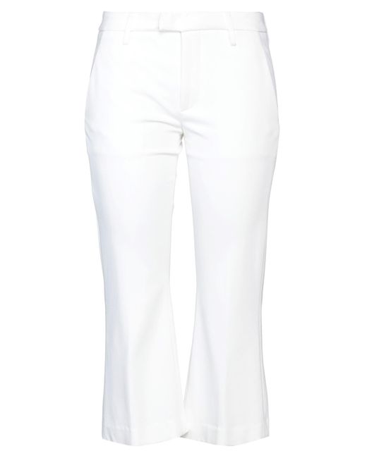 Dondup White Cropped Pants