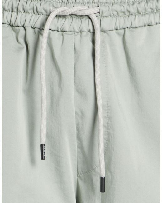 Dondup Gray Light Shorts & Bermuda Shorts Cotton, Polyamide, Polyester, Elastane for men