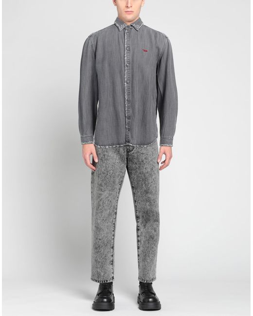 Camicia Jeans di DIESEL in Gray da Uomo