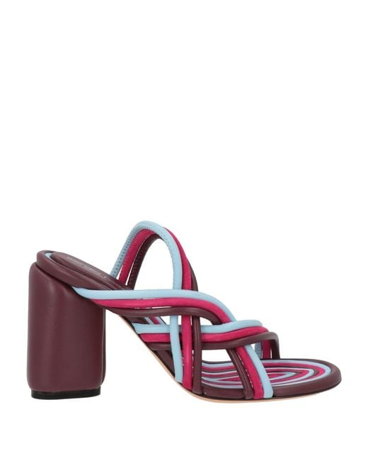 Sergio Rossi Purple Sandals