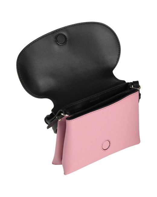 Smythson Pink Cross-Body Bag Leather