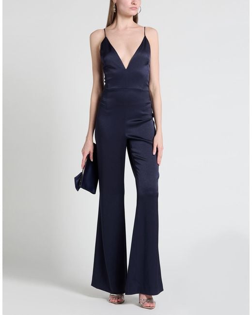 Galvan Blue Jumpsuit Triacetate, Polyester