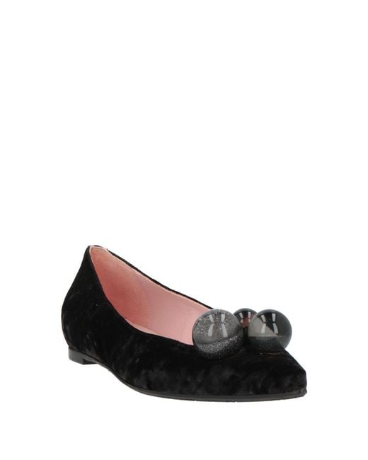 Ras Black Ballet Flats