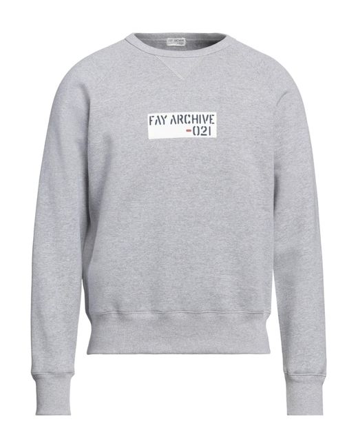 FAY ARCHIVE Gray Sweatshirt for men