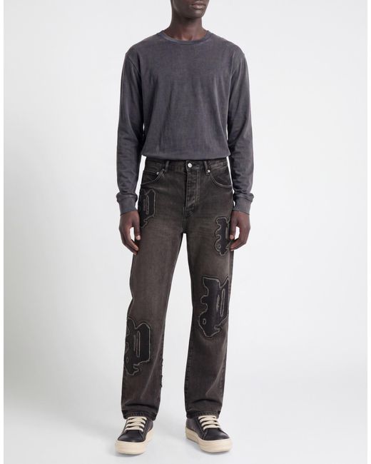 Purple Gray Jeans for men