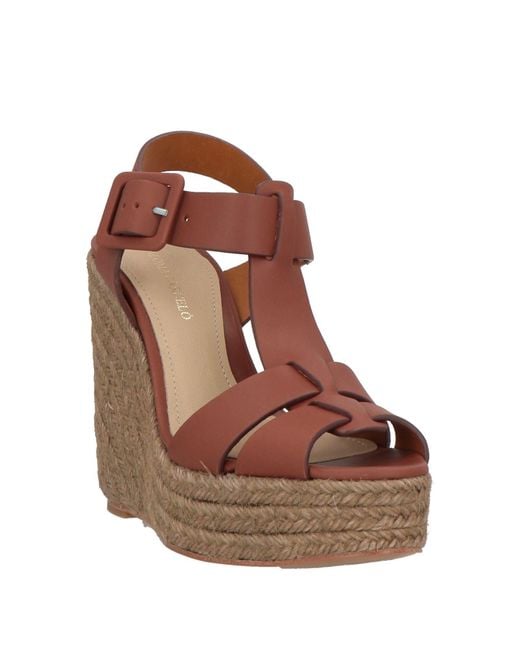Paloma Barceló Brown Espadrilles