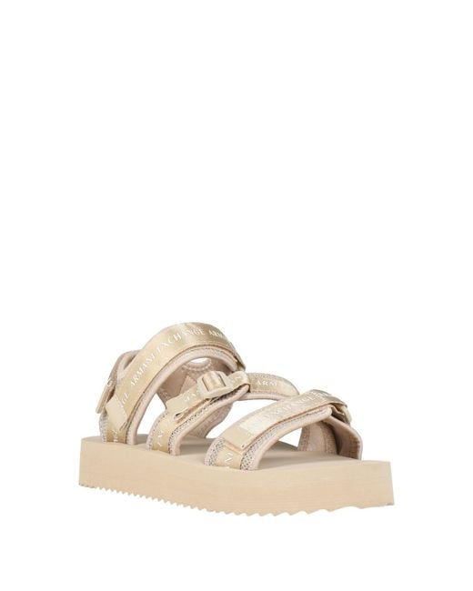 ARMANI EXCHANGE Natural Sandals for men