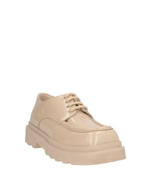 Dolce & Gabbana Natural Lace-Up Shoes Leather for men