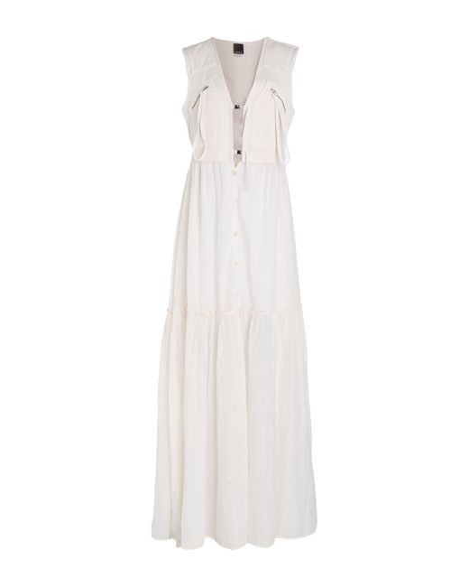 Pinko White Maxi Dresses