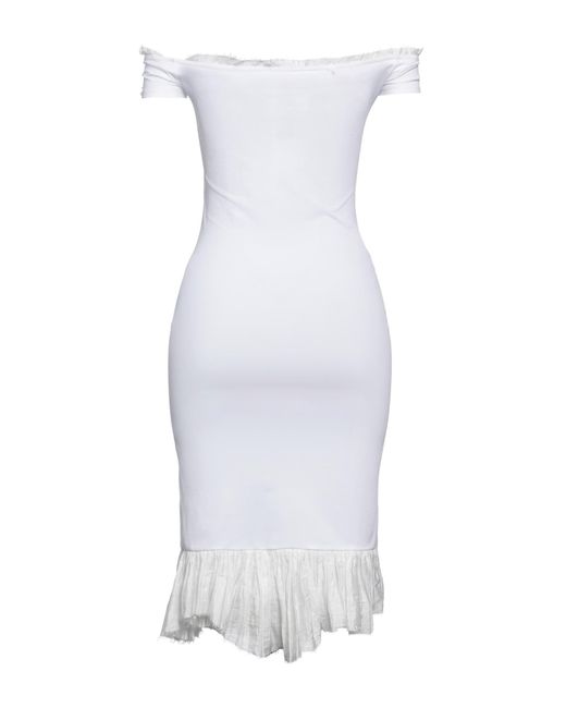 MM6 by Maison Martin Margiela White Mini-Kleid