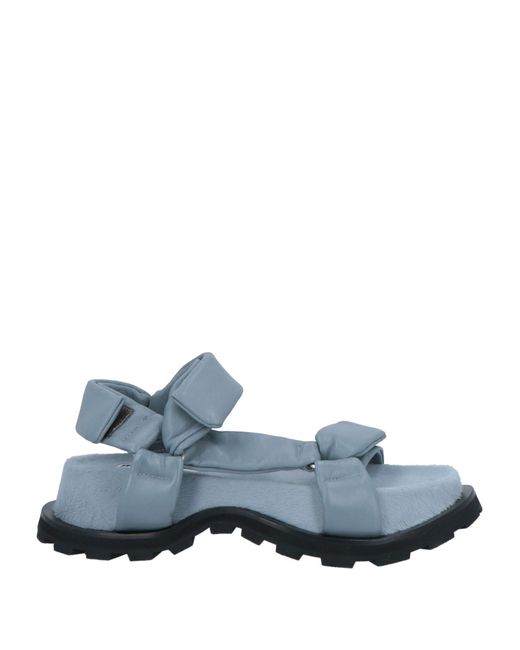 Jil Sander Blue Sandals