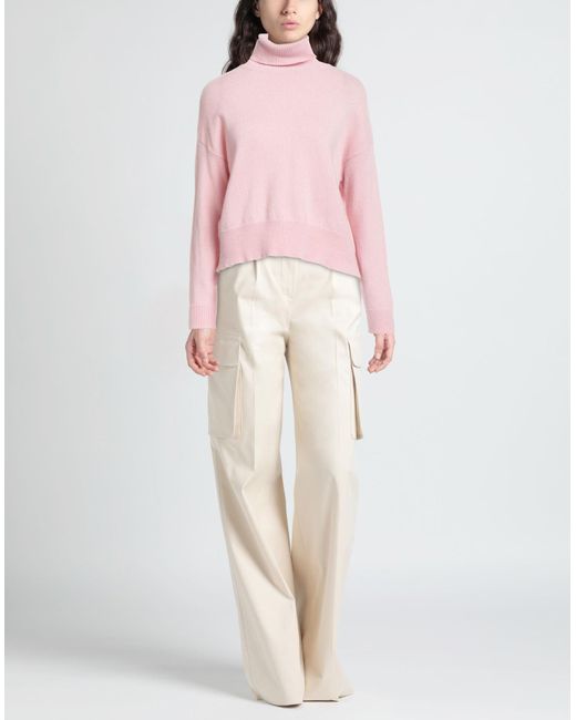 Aragona Pink Turtleneck