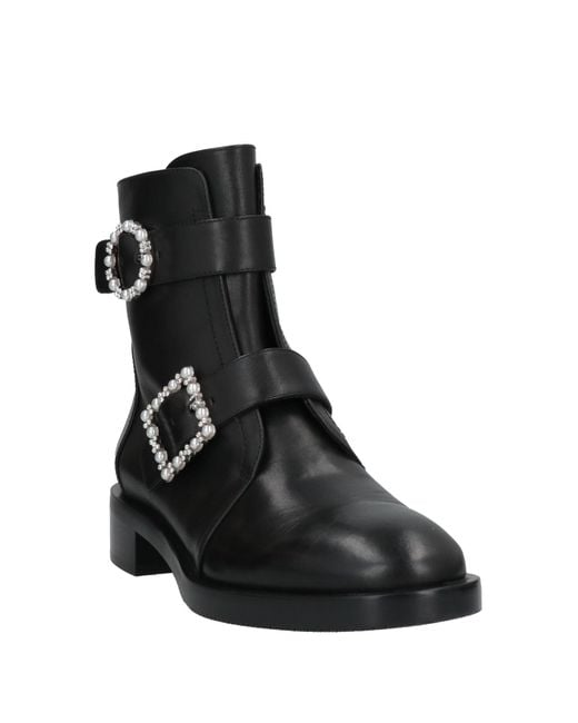 Stuart Weitzman Black Ankle Boots