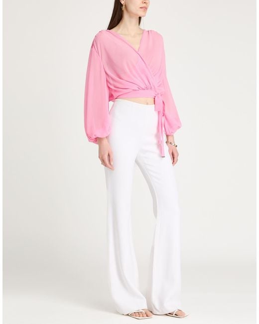 SIMONA CORSELLINI Pink Top Polyester