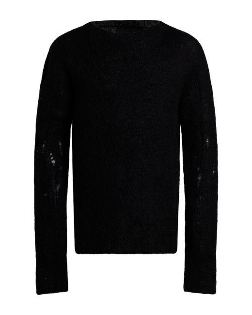 Thom Krom Black Sweater Alpaca Wool, Polyamide for men