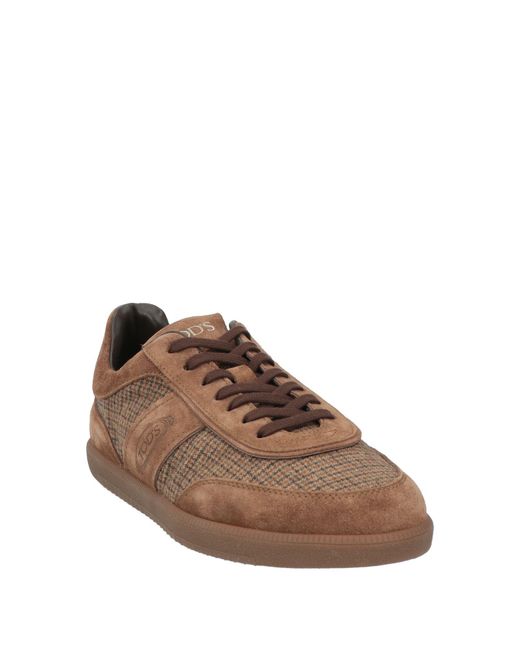 Tod's Brown Sneakers Leather for men