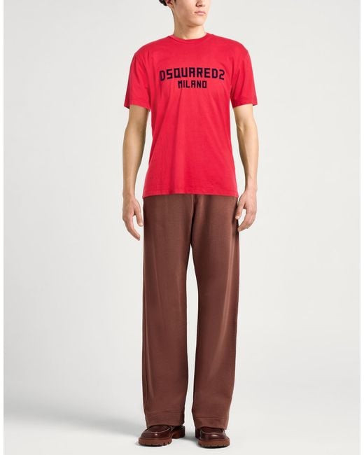 Camiseta DSquared² de hombre de color Red