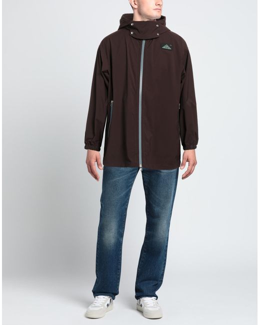 OAMC Logo-patch Hooded Jacket in Brown for Men | Lyst