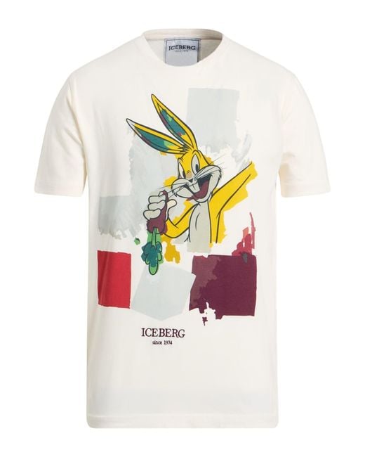 Iceberg White T-Shirts for men