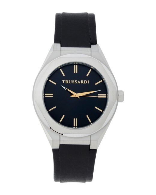 Trussardi Black Wrist Watches for men