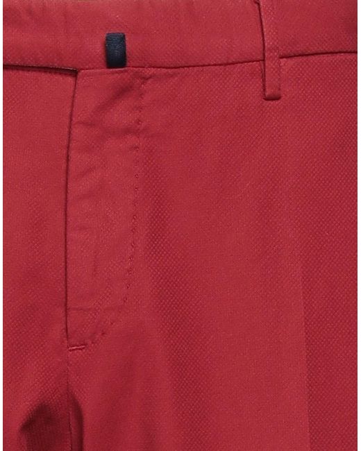 Incotex Red Trouser for men