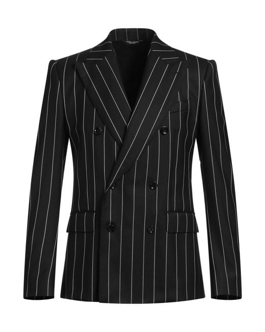 Dolce & Gabbana Black Blazer Wool for men