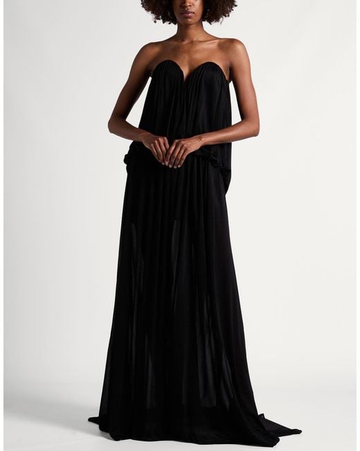 GIUSEPPE DI MORABITO Black Maxi Dress Viscose