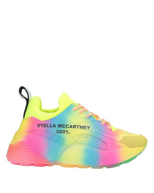 Stella McCartney Yellow Eclypse Rainbow Sneaker