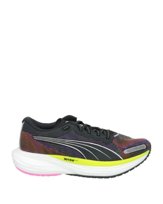 PUMA Blue Sneakers Textile Fibers